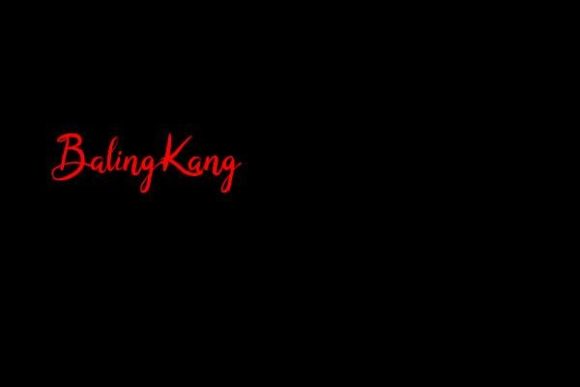 BalingKang: A Stylish Script Font for Digital Branding