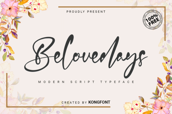 Belovedays: A Casual Script Font for Warm Editorial Moments