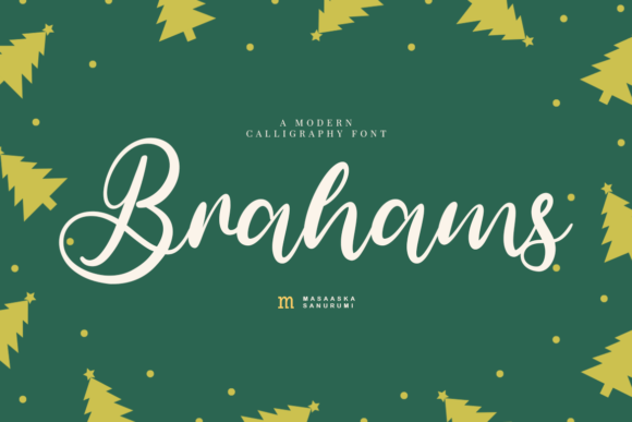 Brahams: A Modern Script Handwritten Font for Digital Branding