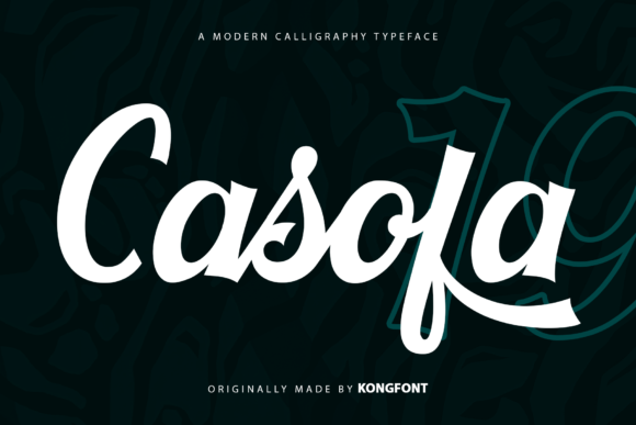 Casofa Font: A Playful Handwritten Script for Makers