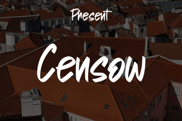 Censow Script Typeface for Elegant Branding