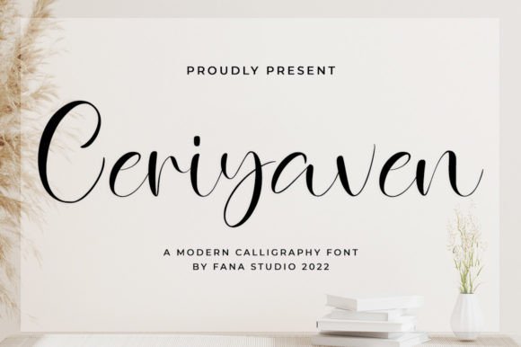 Ceriyaven: A Dazzling Script Font for Editorial Design