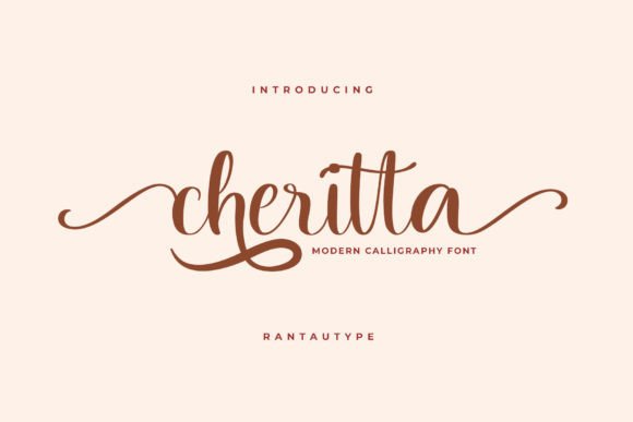 Cheritta Script Font for Elegant Branding & Social Campaigns