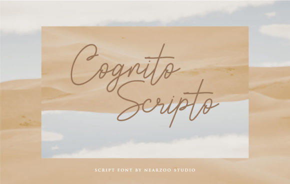 Cognito Scripto: A Delicate Vintage Script Font for Brand Builders