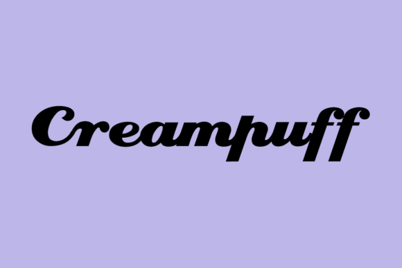 Creampuff Font for Small Business Branding