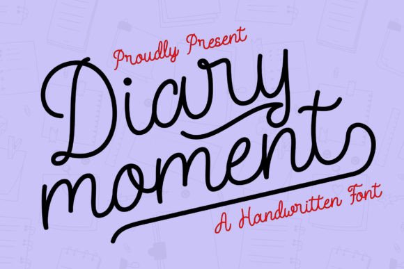 Diary Moment: A Thin Lettered Graceful Script Font for Digital Design