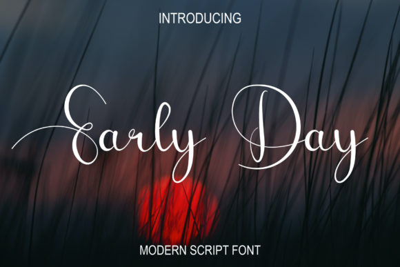 Early Day Script Font for Handmade Brands