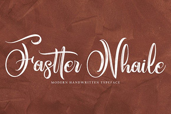 Fastter Nhaile: Elegant Script Handwritten Font for Designers