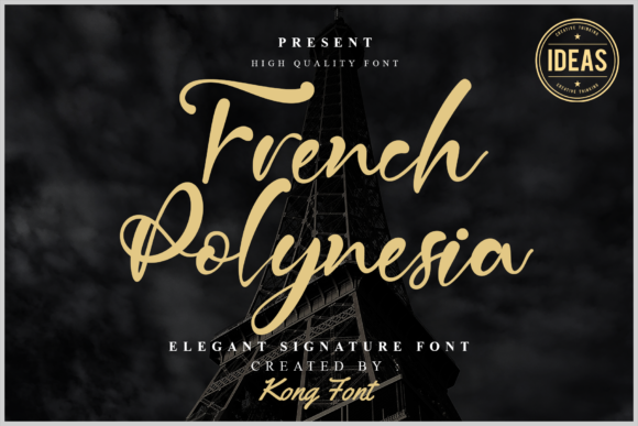 French Polynesia Font for Playful, Modern Web Branding