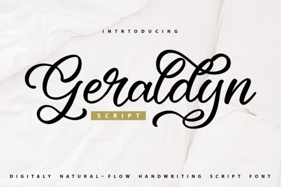 Geraldyn: A Script Handwritten Font for Scroll-Stopping Brand Content