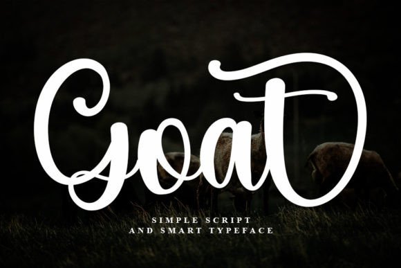 Goat: A Relaxed Script Handwritten Font for Real Design Work