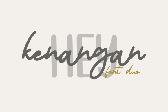 Kenangan Duo: A Sweet Script Handwritten Font for Digital Design