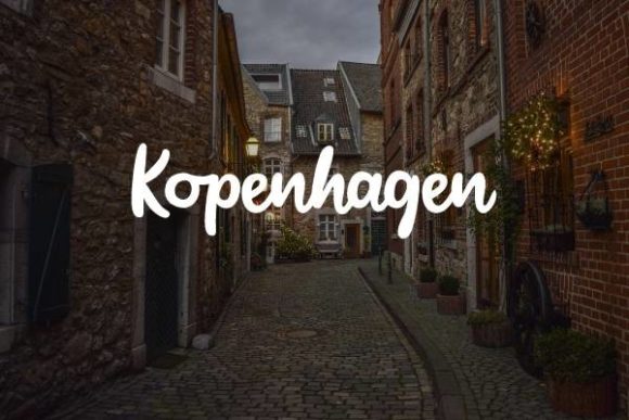 Kopenhagen: A Playful Script Font for Modern Brand Identity