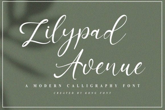 Lilypad Avenue: A Playful Script Font for Crafters & Sellers