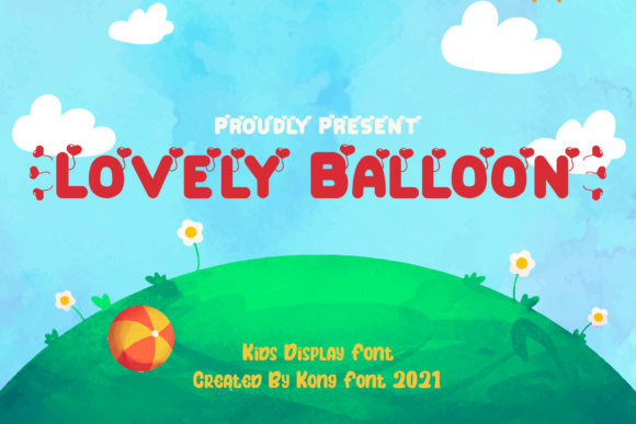 Lovely Balloon: A Playful Handwritten Script Font for Editorial Charm