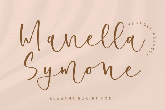 Manella Symone: An Elegant Script Font for Real Branding Work