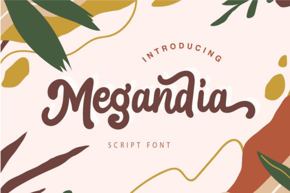 Megandia: A Modern Script Font for Digital Branding