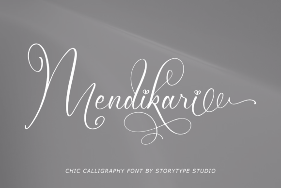 Mendikari: A Chic Calligraphy Font for Luxury Branding