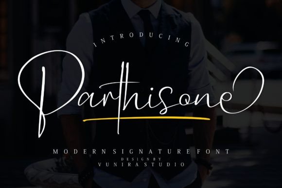 Parthisone: A Script Handwritten Font That Elevates Campaign Visuals