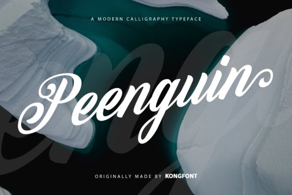 Peenguin: A Playful Handwritten Script Font for Small Business Branding