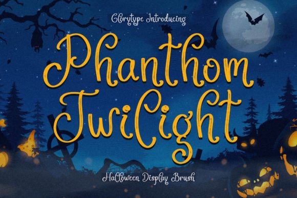 Phanthom Twilight: A Script Handwritten Font for Halloween Branding