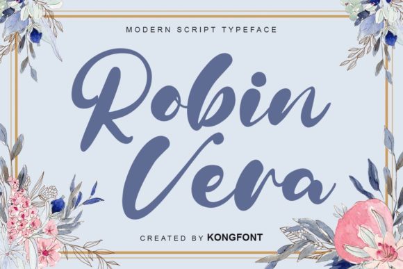 Robin Vera: A Dainty Script Font for Elegant Digital Branding