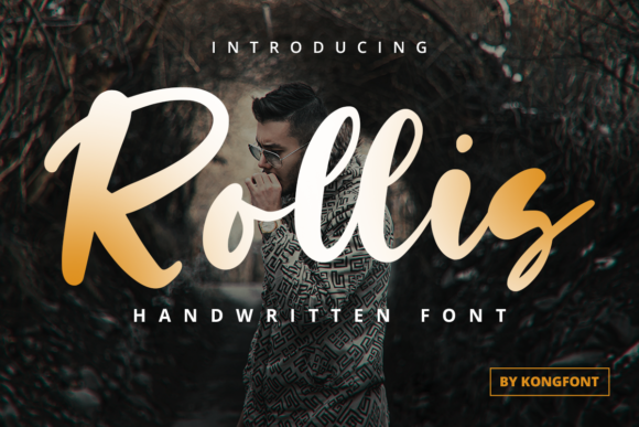 Rollis Handwritten Script Font for Small Business Branding