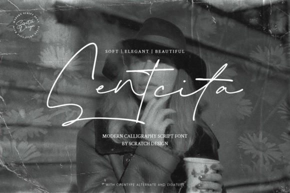 Sentcita: A Dazzling Script Font for Elegant Brand Identity
