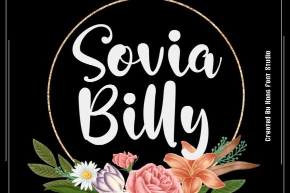 Sovia Billy: A Modern Playful Script Font for Digital Design