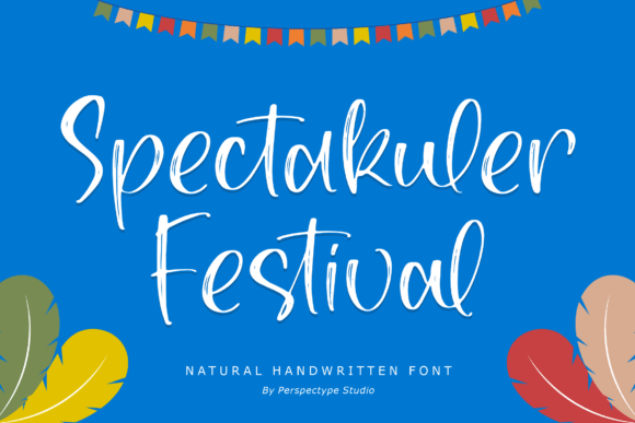 Spectakuler Festival Handwritten Font for Makers
