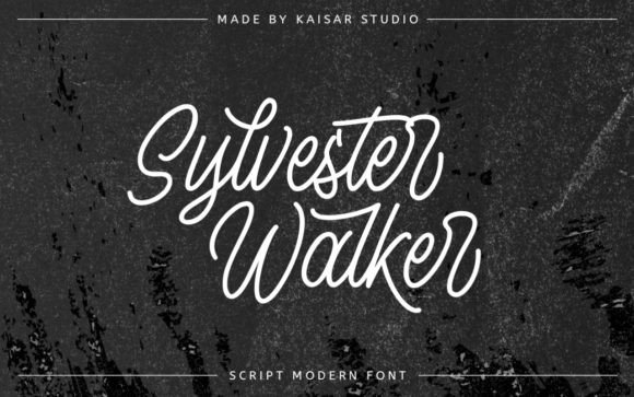 Sylvester Walker Script Font for Handmade Creators