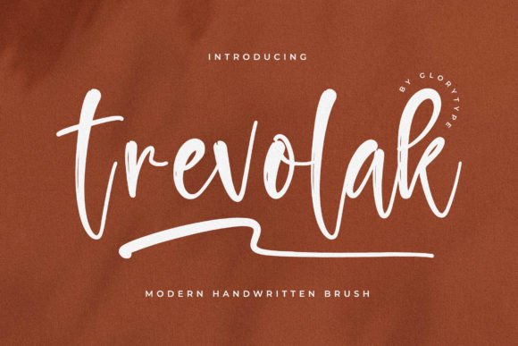 Trevolak: A Modern Handwritten Brush Font for Makers
