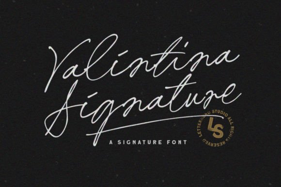 Valintina Signature Font for Authentic Handwritten Branding