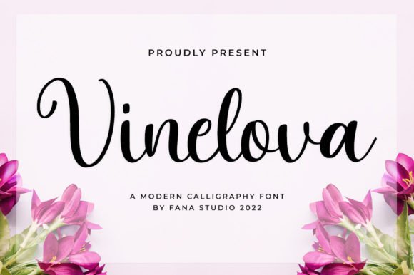 Vinelova Script Font for Elegant Digital Branding