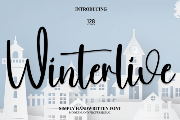 Winterlive Script Handwritten Font for Romantic Branding