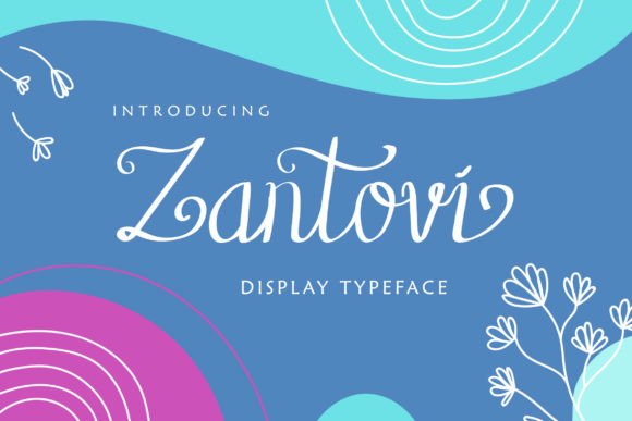 Zantovi: A Modern Script Font for Elegant Campaign Design